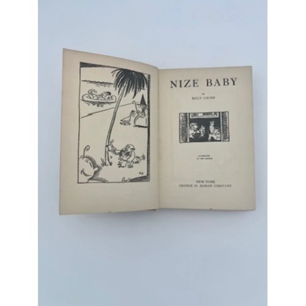 Nize Baby Milt Gross 1926 Hardcover George H Doran Illustrated Vintage Book